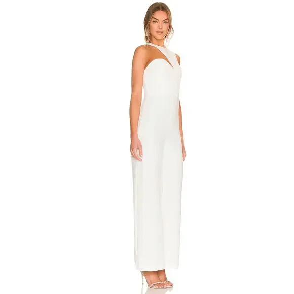 Amanda Uprichard x REVOLVE Gilda Jumpsuit in Ivory NWOT Medium - Picture 2 of 9